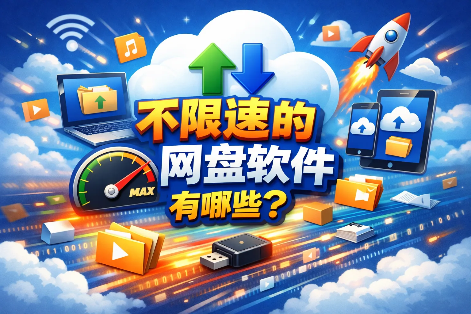 网页不限速的网盘软件有哪些