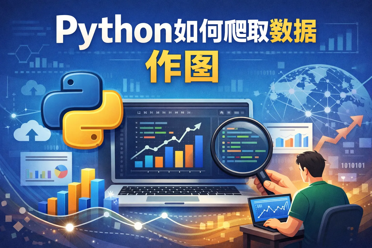 python如何爬取数据作图