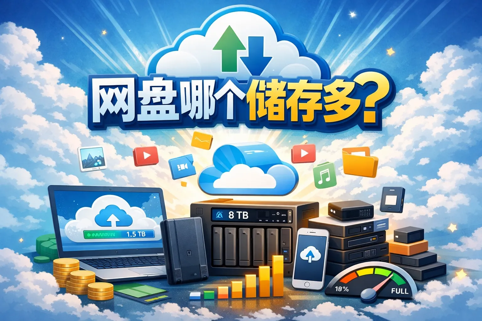 网盘哪个储存多