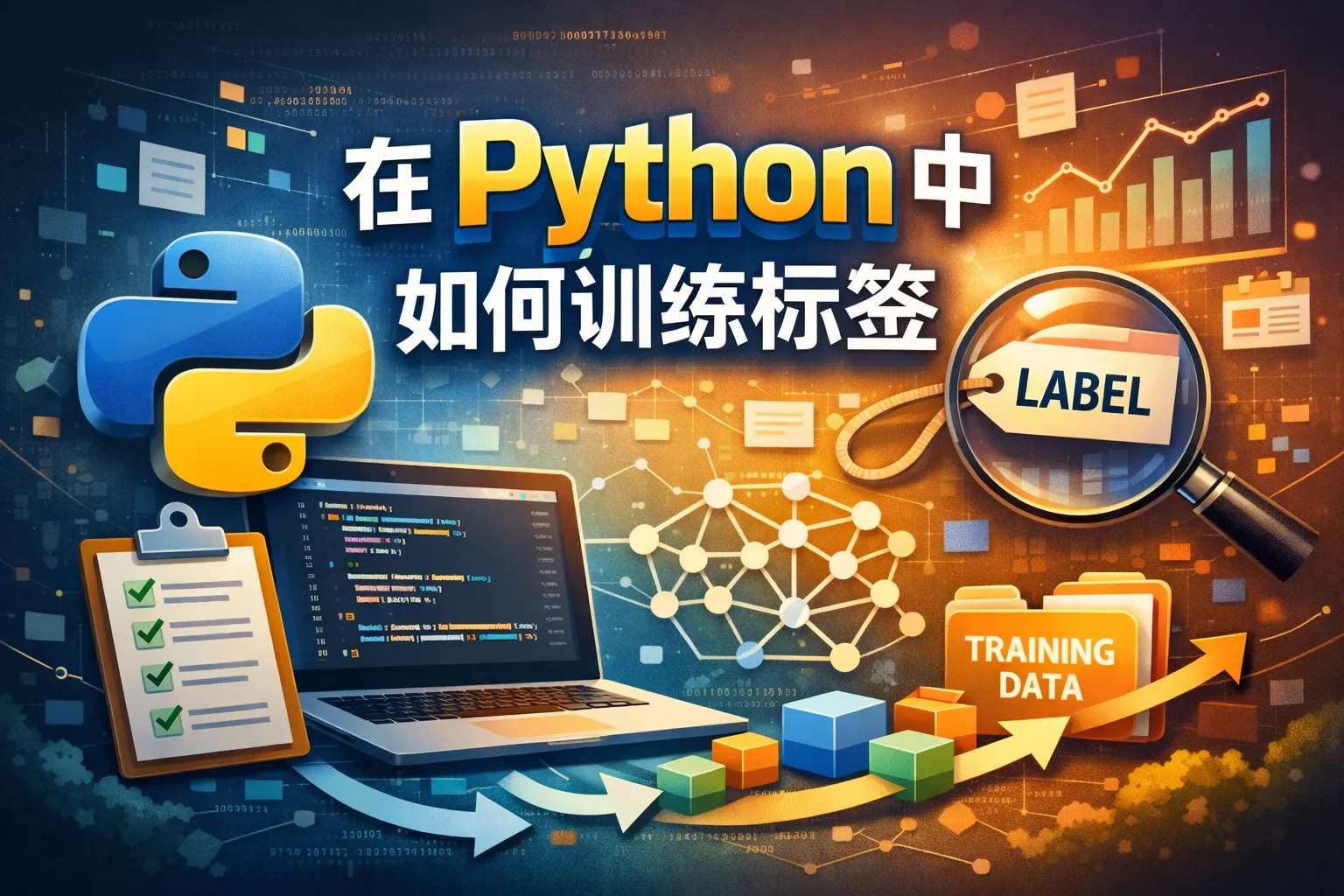 在python中如何训练标签