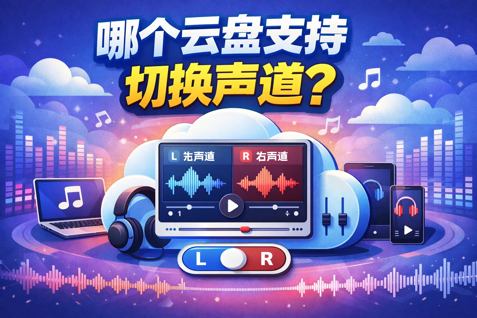 哪个云盘支持切换声道