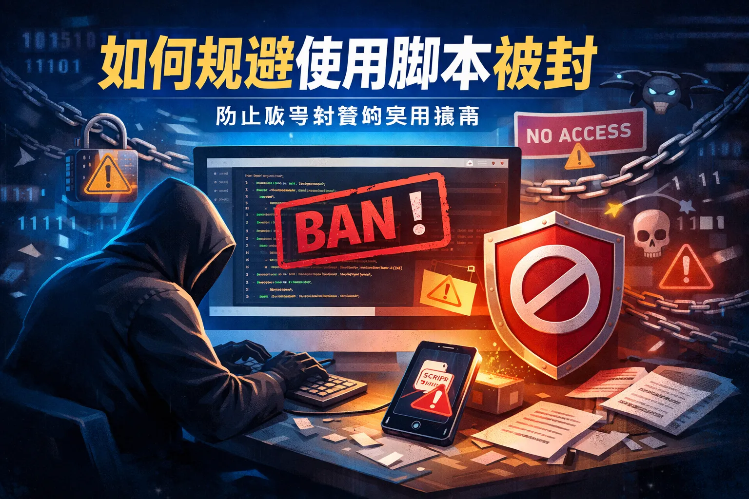 如何规避使用脚本被封