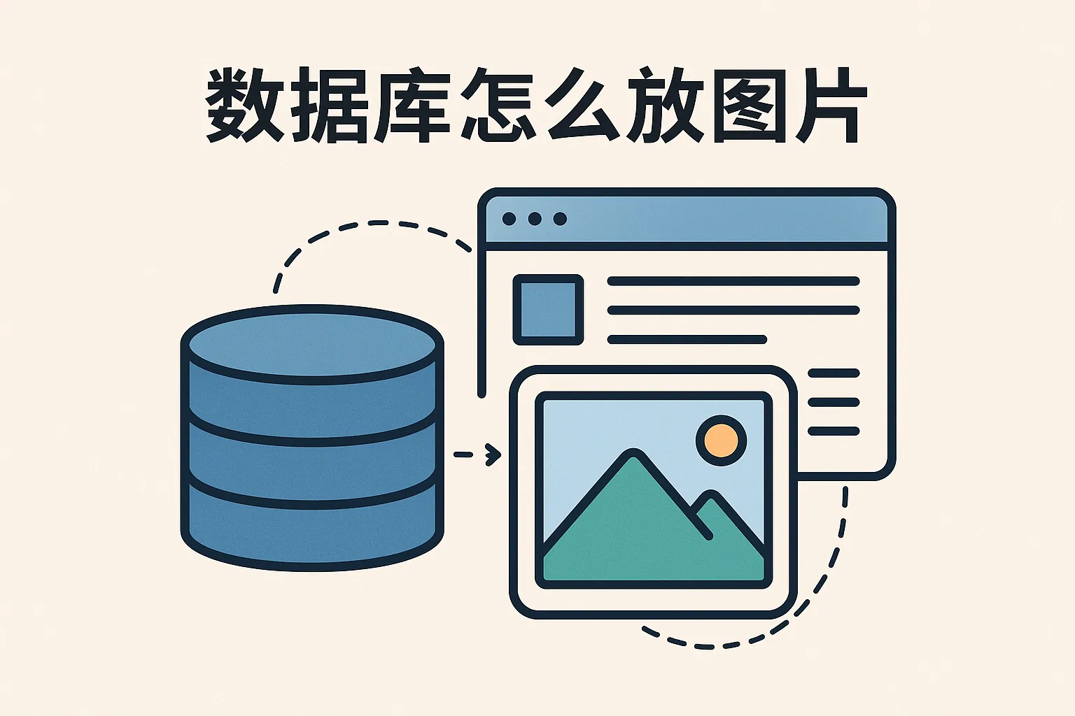 数据库怎么放图片