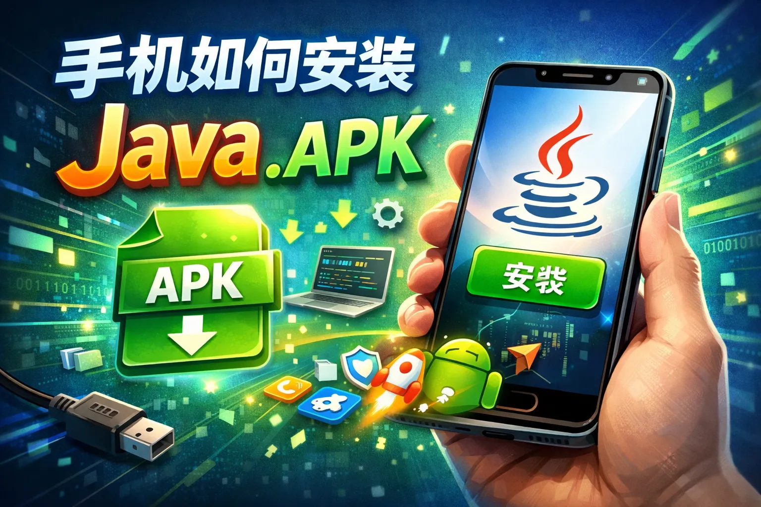 手机如何安装java.apk