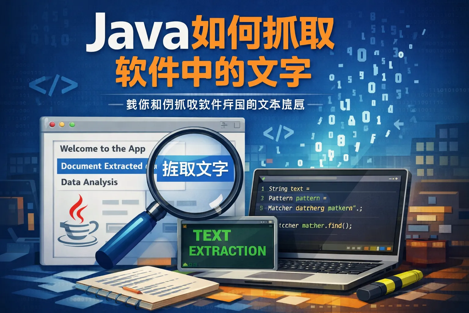 java如何抓取软件中的文字