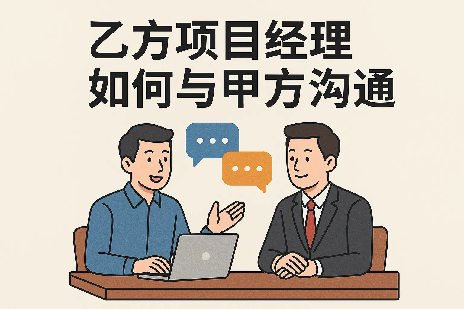 乙方项目经理如何与甲方沟通