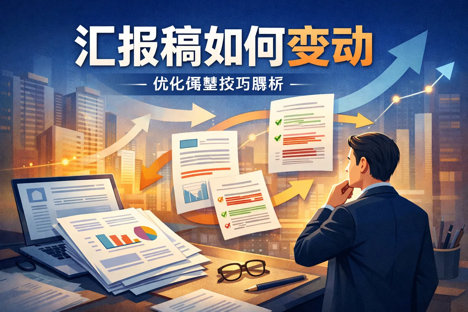 汇报稿如何变动