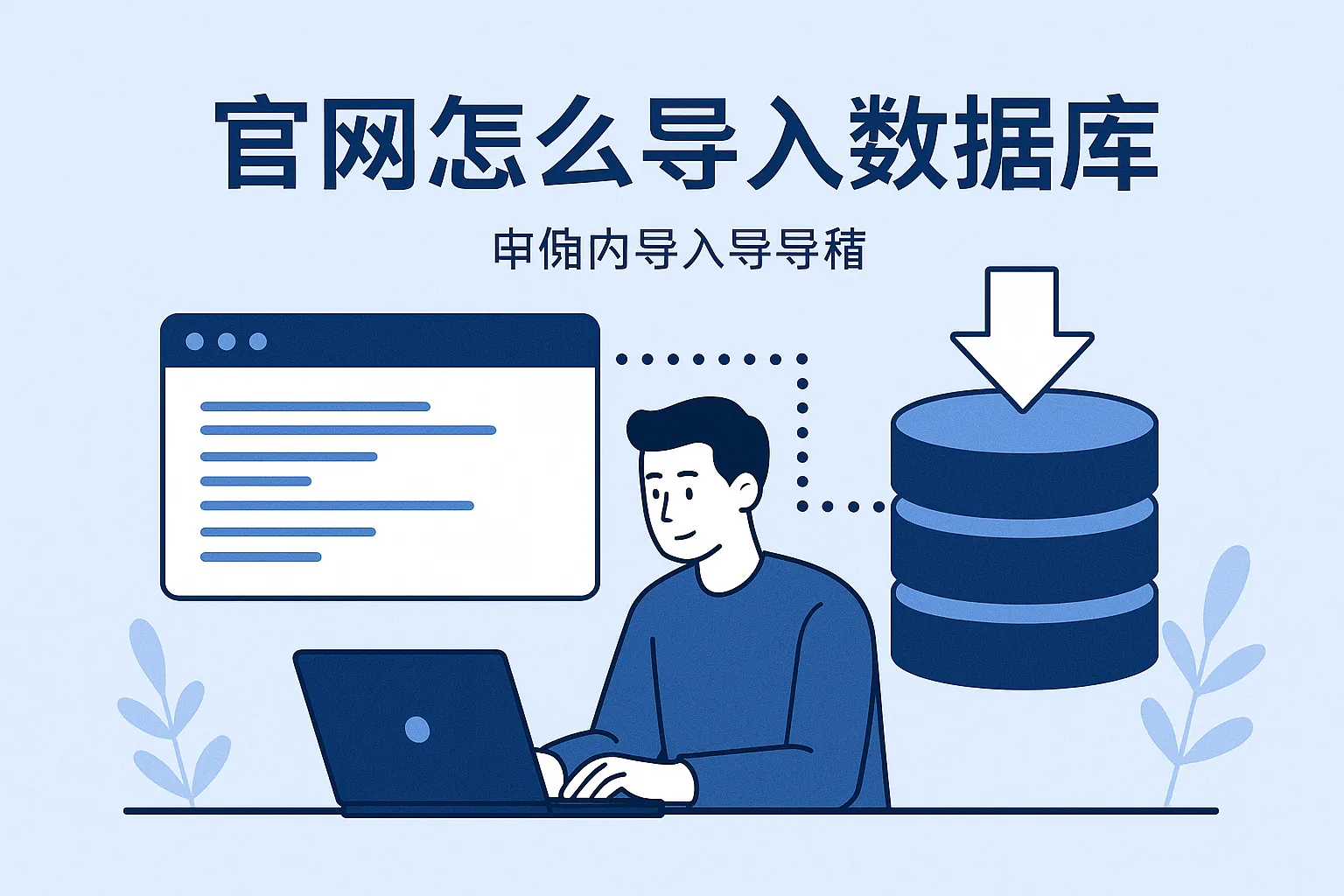 官网怎么导入数据库