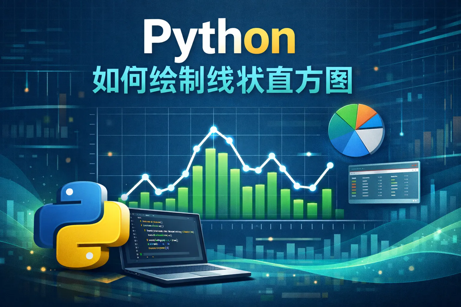 python如何绘制线状直方图