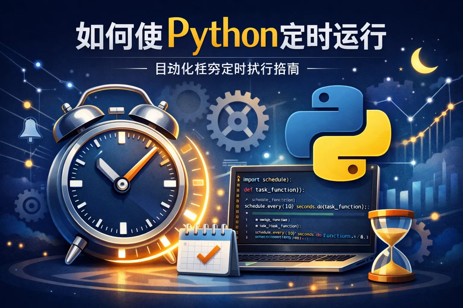 如何使python定时运行