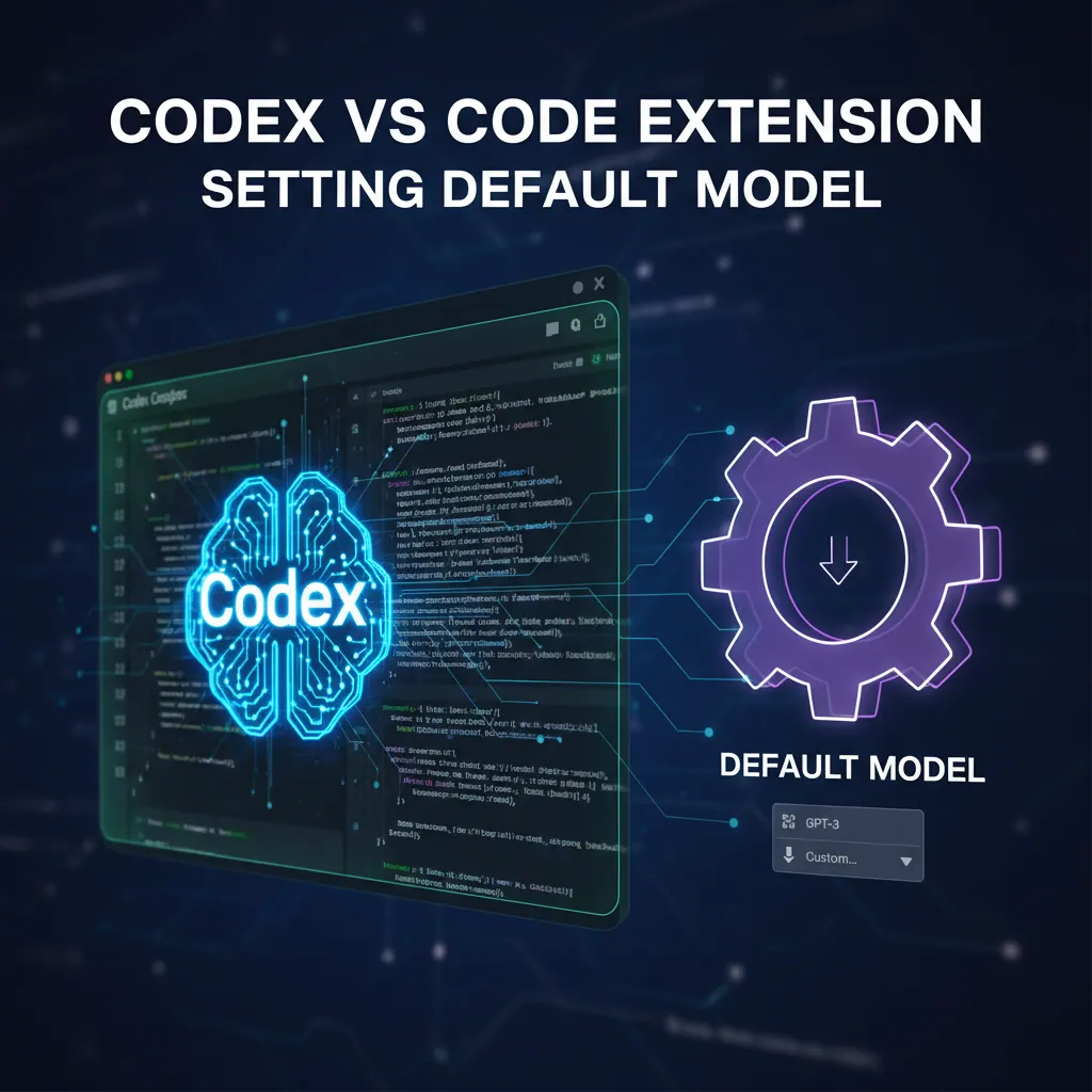 Codex VS Code 插件 怎么设置默认模型