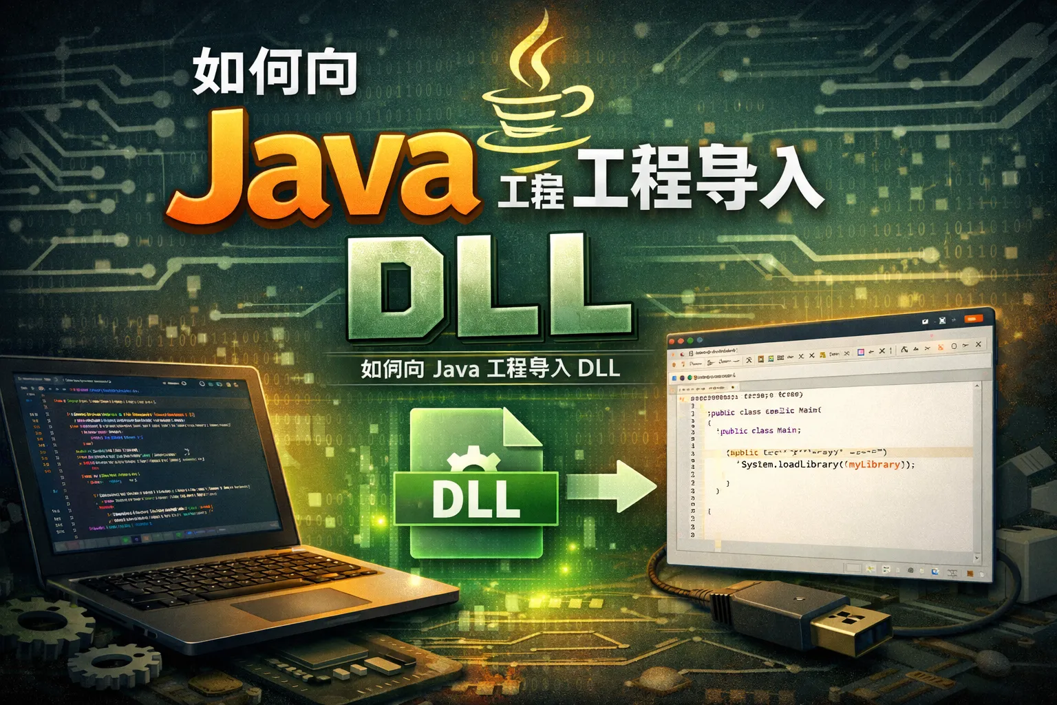 如何向java工程导入dll