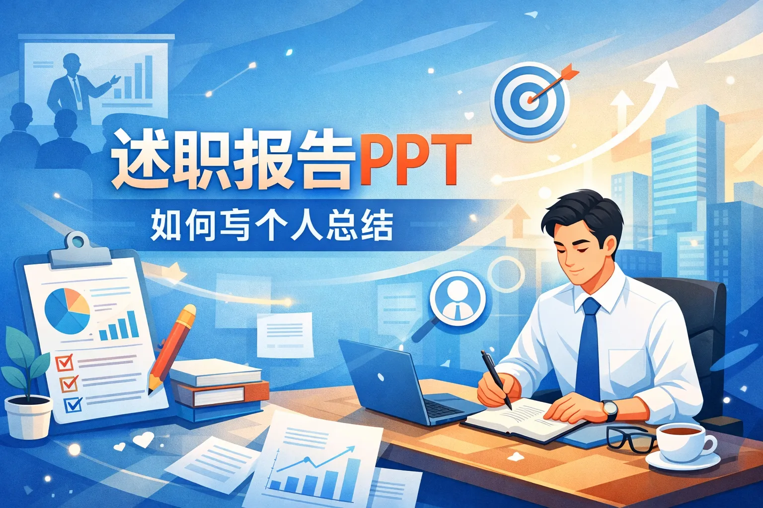 述职报告ppt如何写个人总结