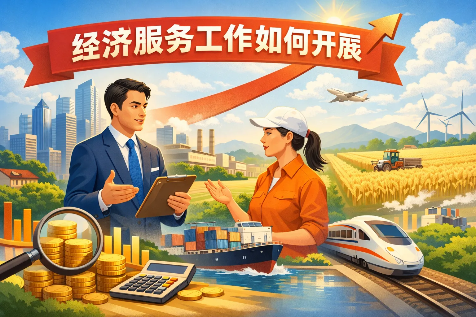 经济服务工作如何开展