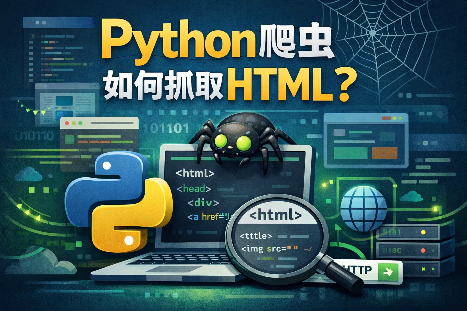 python爬虫如何抓取html