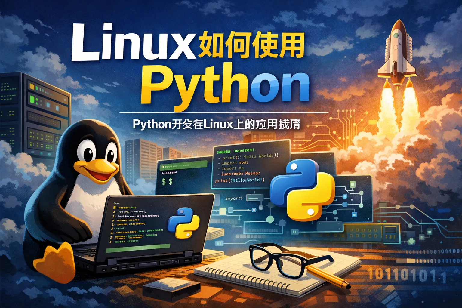 linux如何使用python