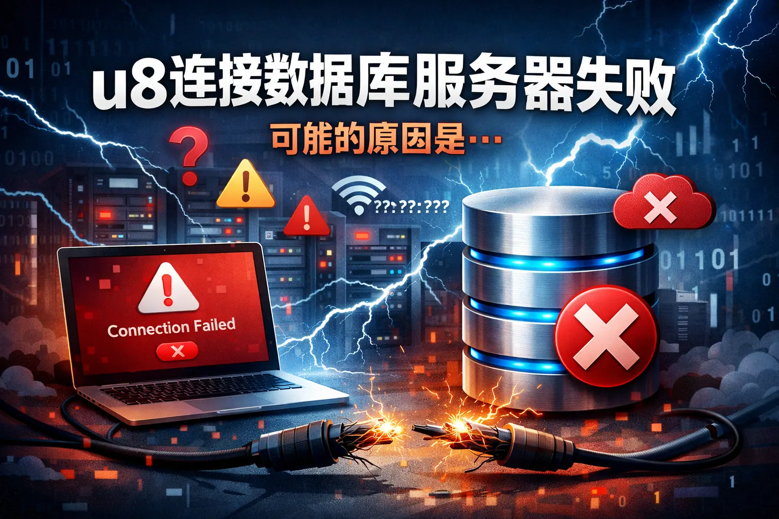 u8连接数据库服务器失败 可能的原因是