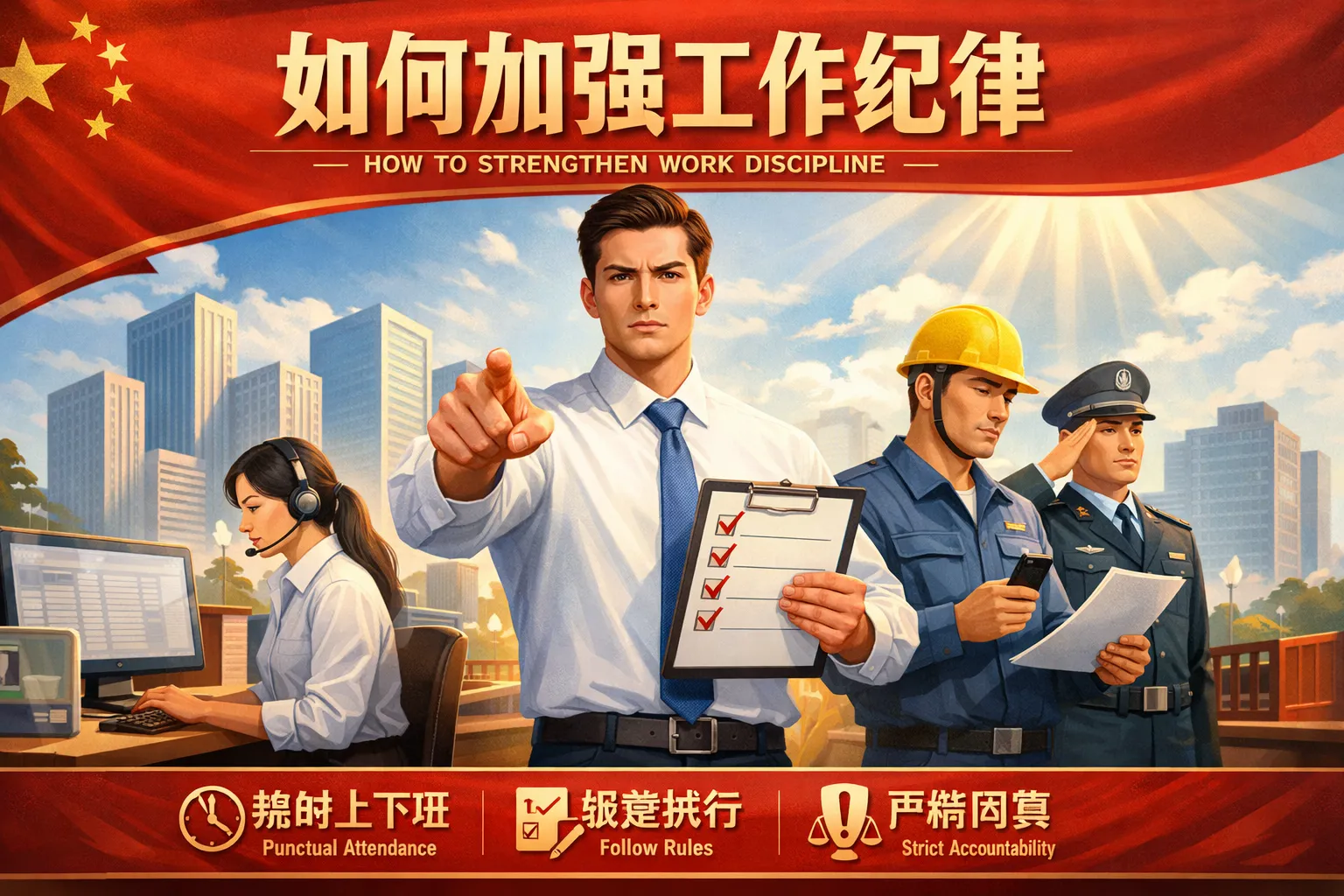 如何加强工作纪律