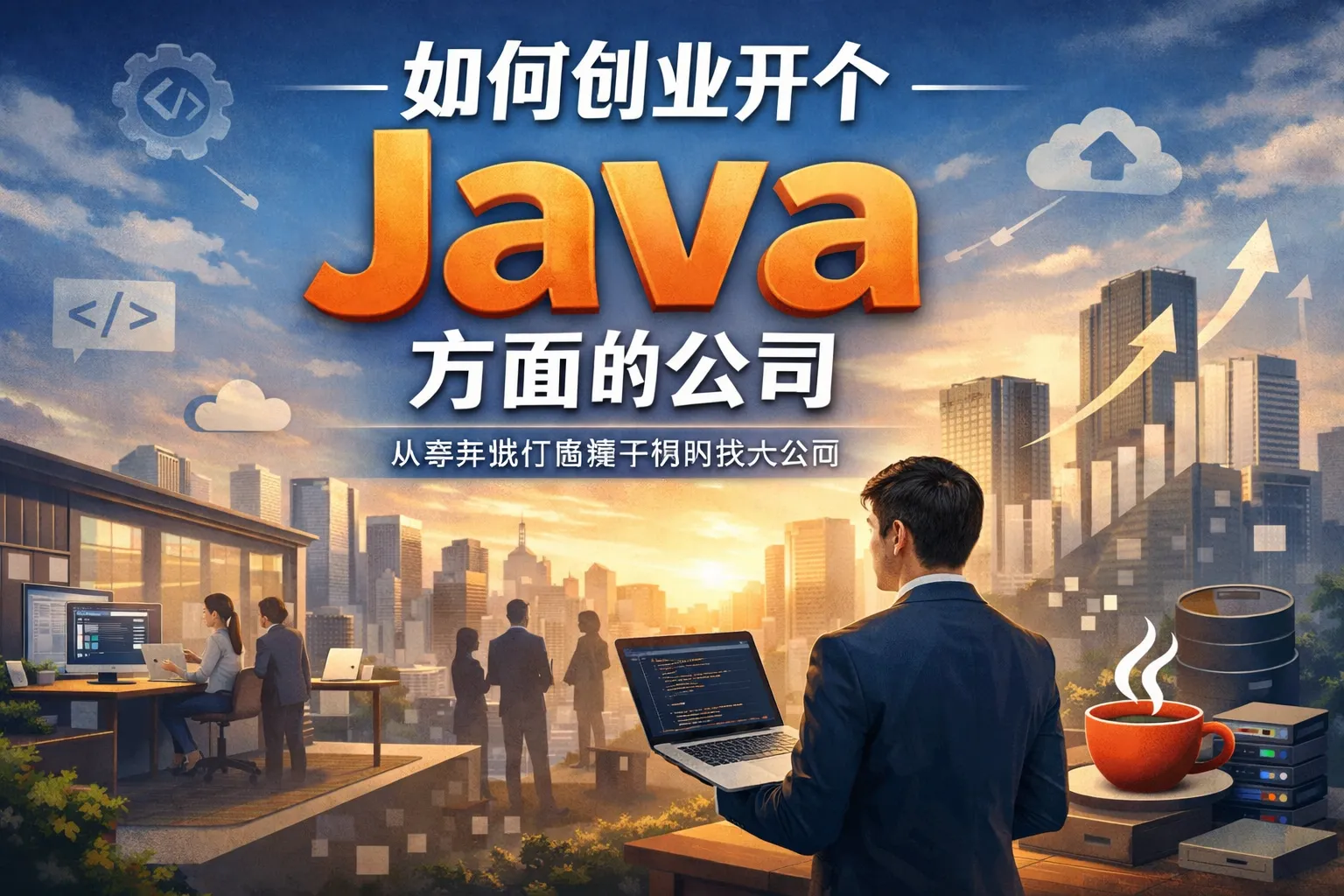 如何创业开个java方面的公司