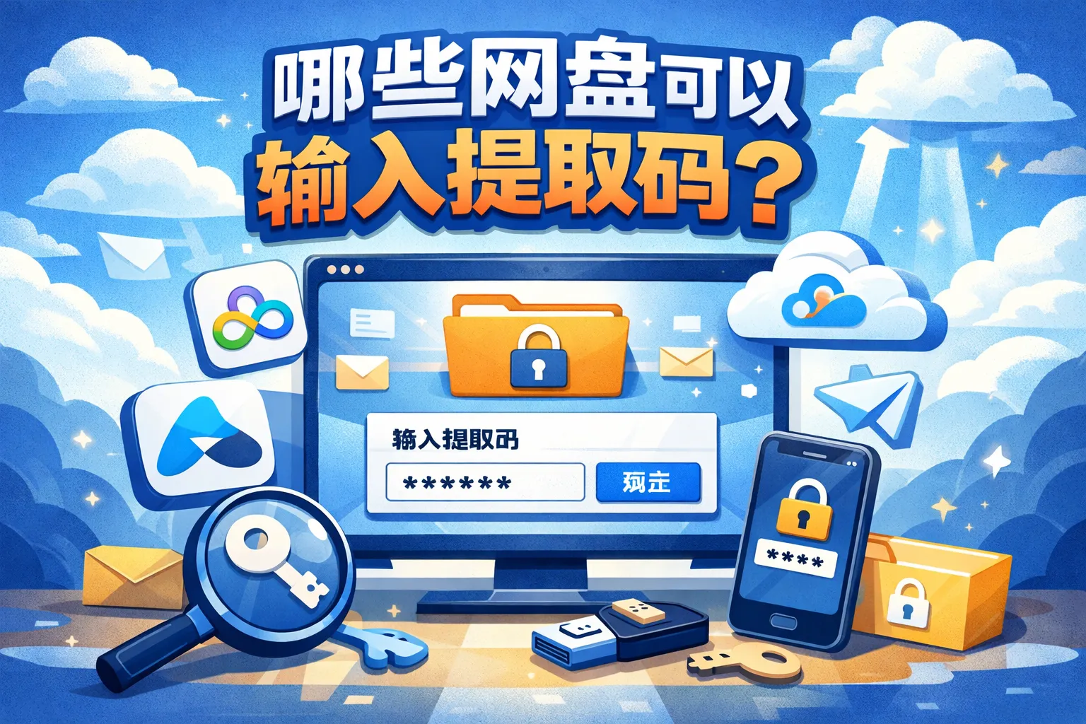 哪些网盘可以输入提取码