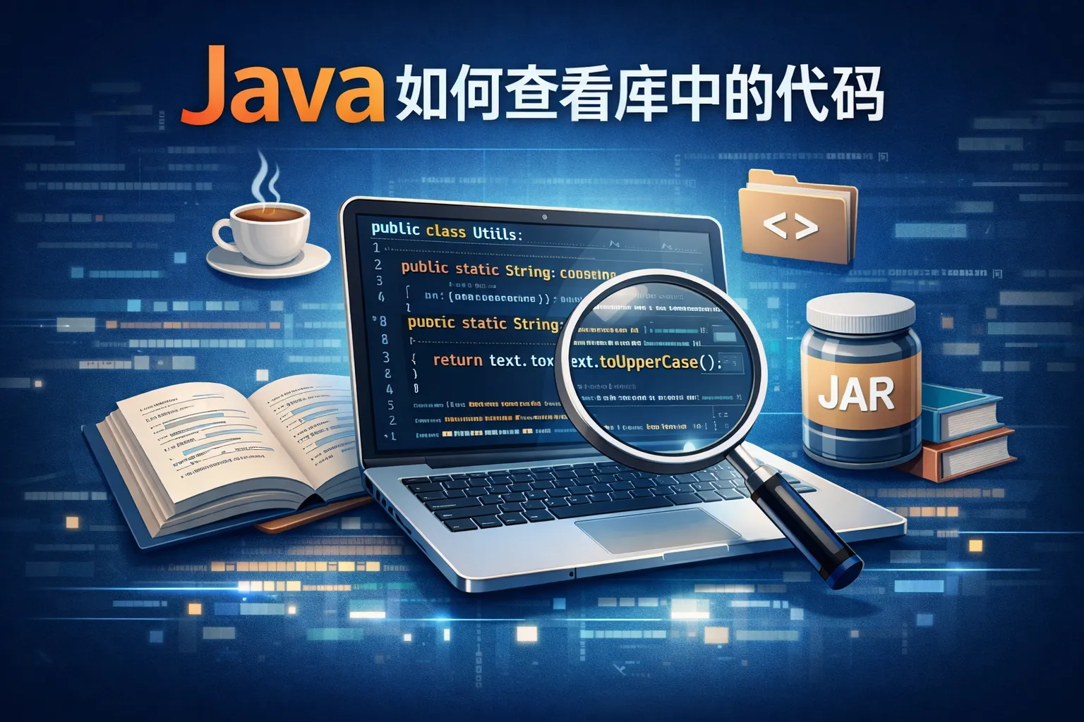 java如何查看库中的代码