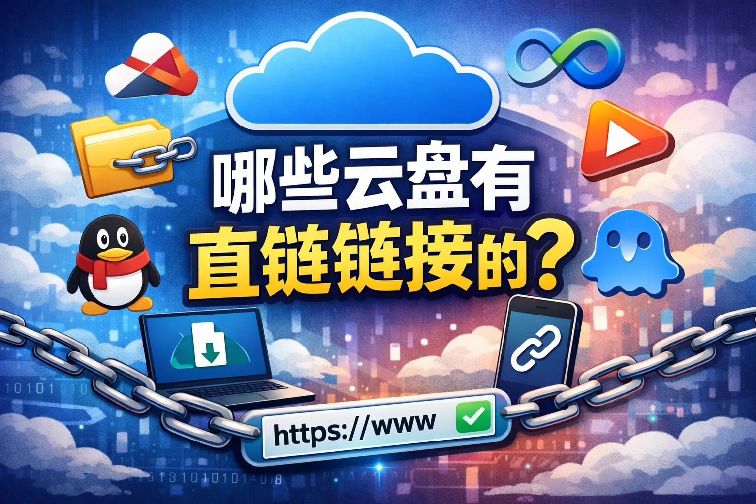 哪些云盘有直链链接的