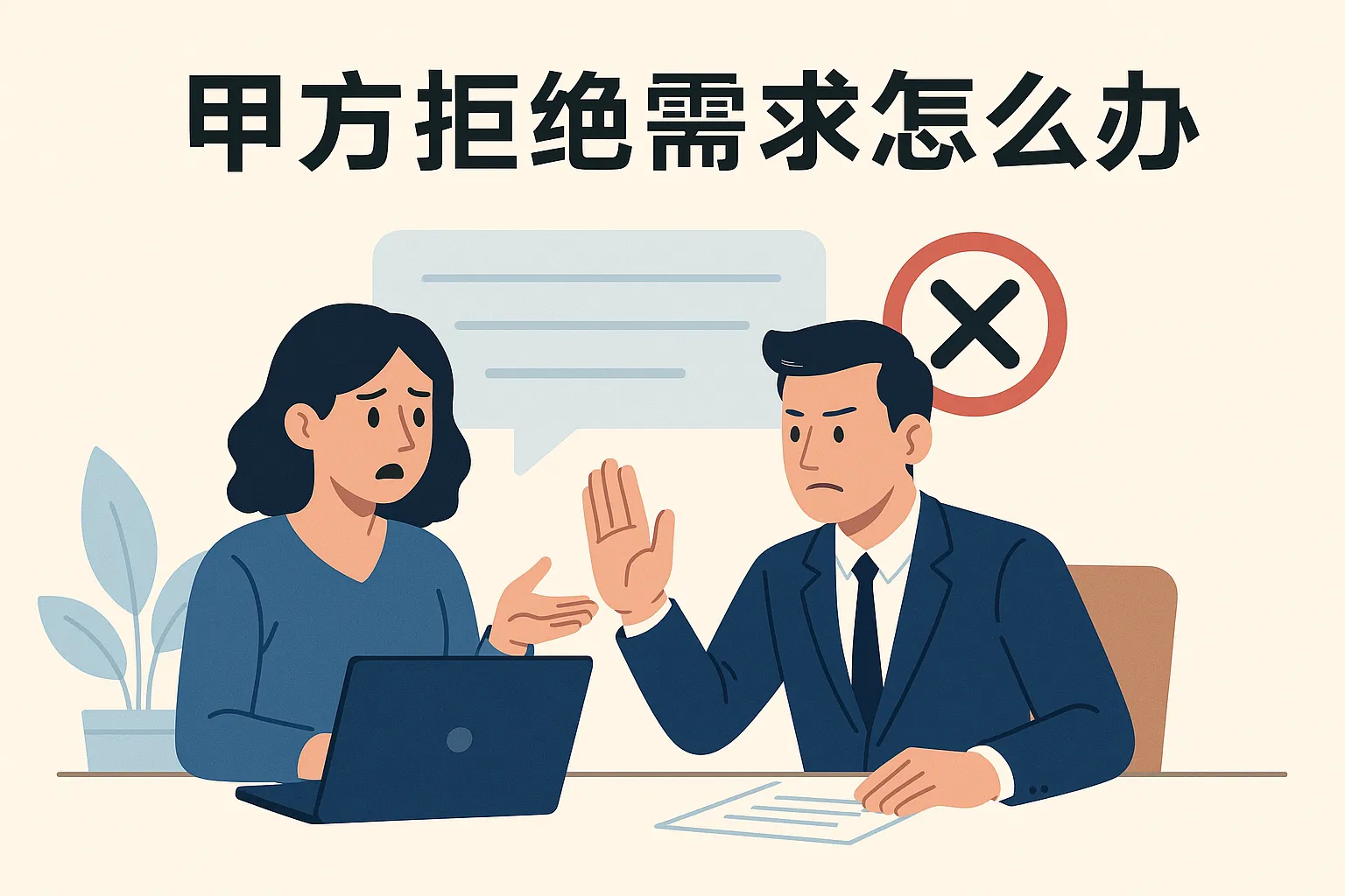 甲方拒绝需求怎么办