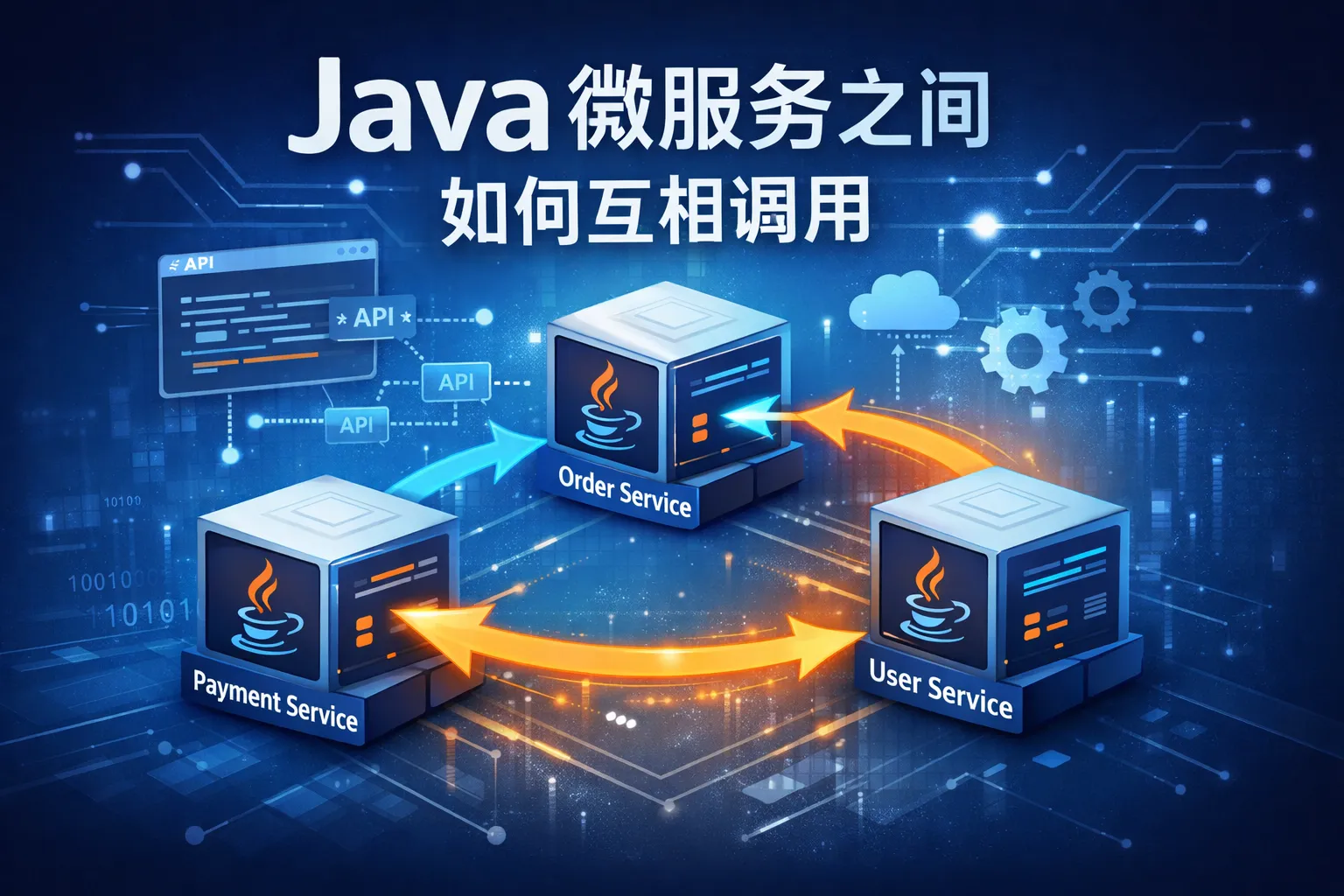 java微服务之间如何互相调用