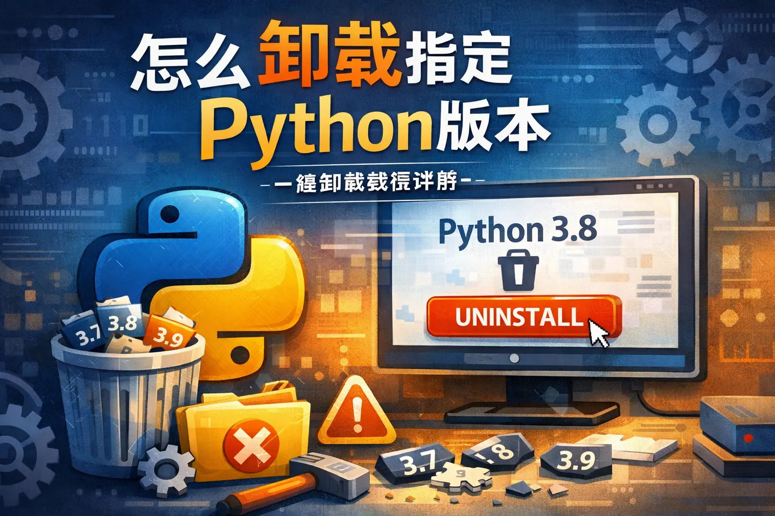 怎么卸载指定python版本