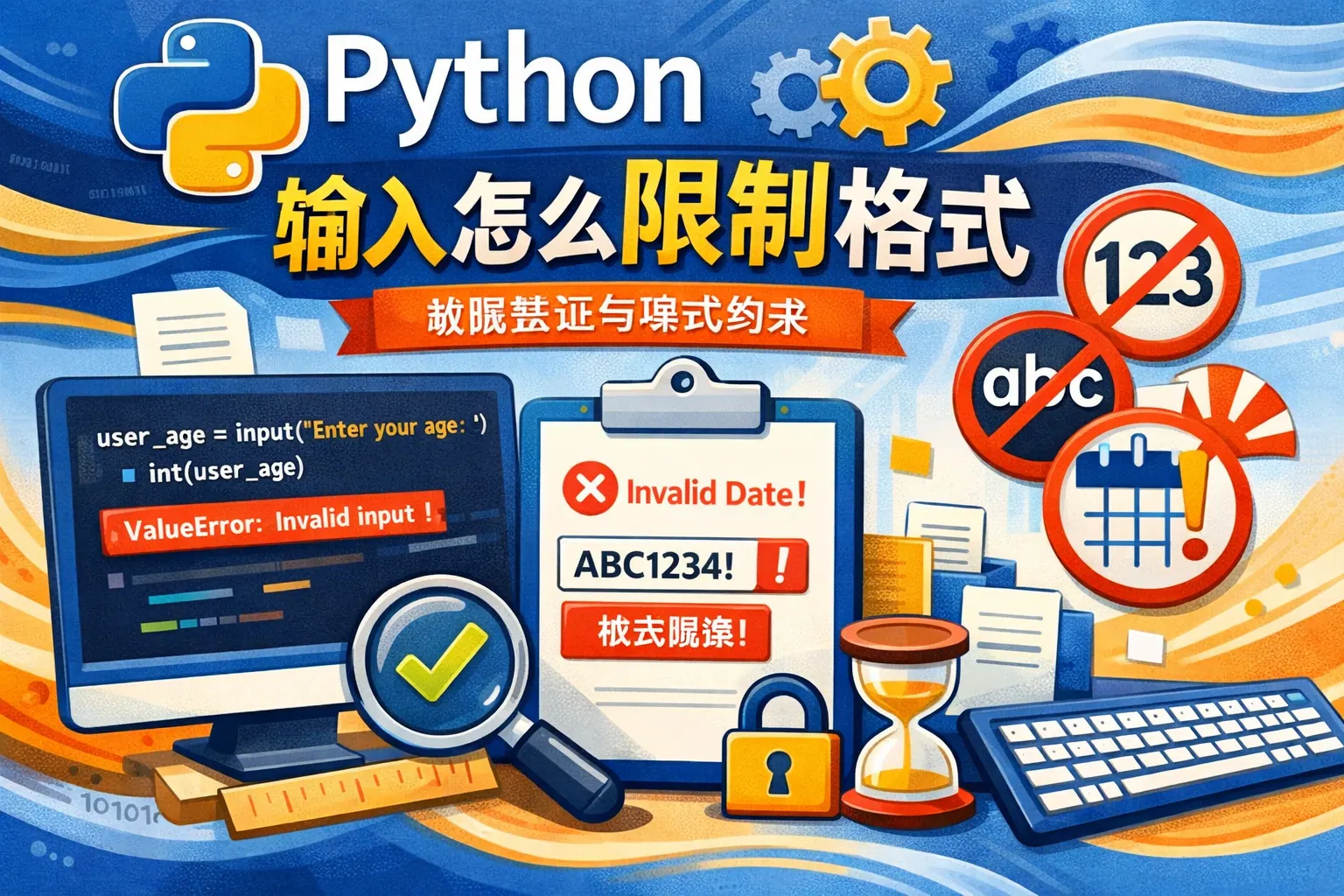 python输入怎么限制格式