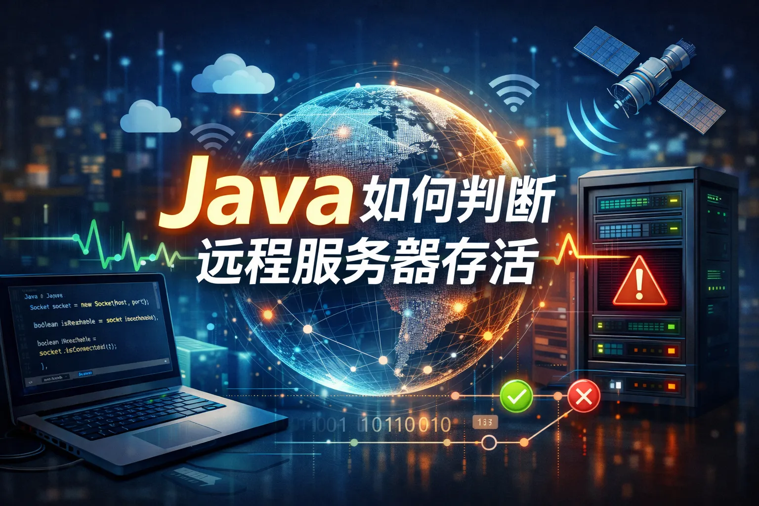 java如何判断远程服务器存活