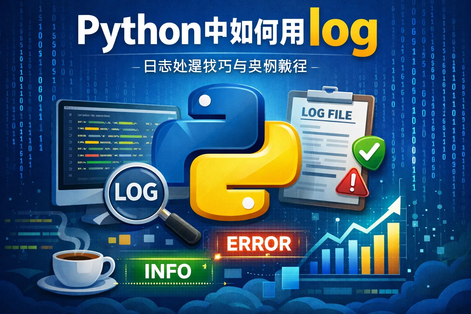 python中如何用log