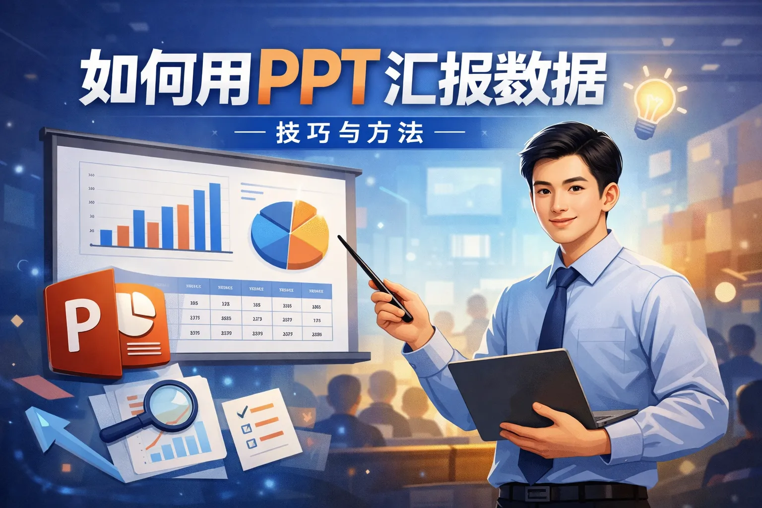 如何用ppt汇报数据