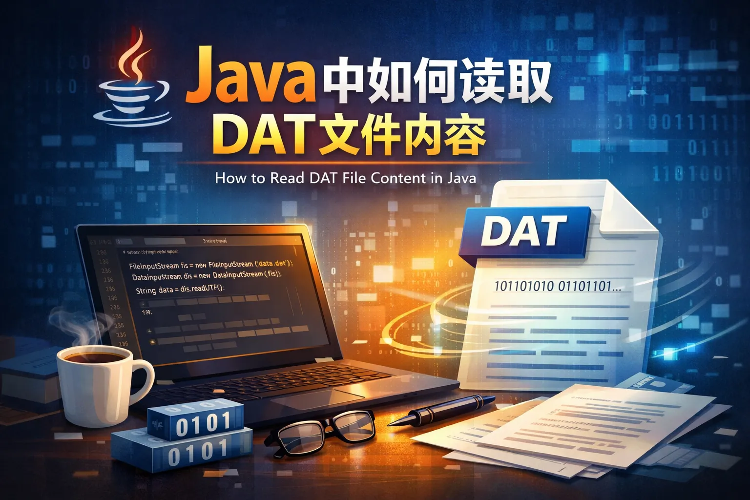 java中如何读取dat文件内容