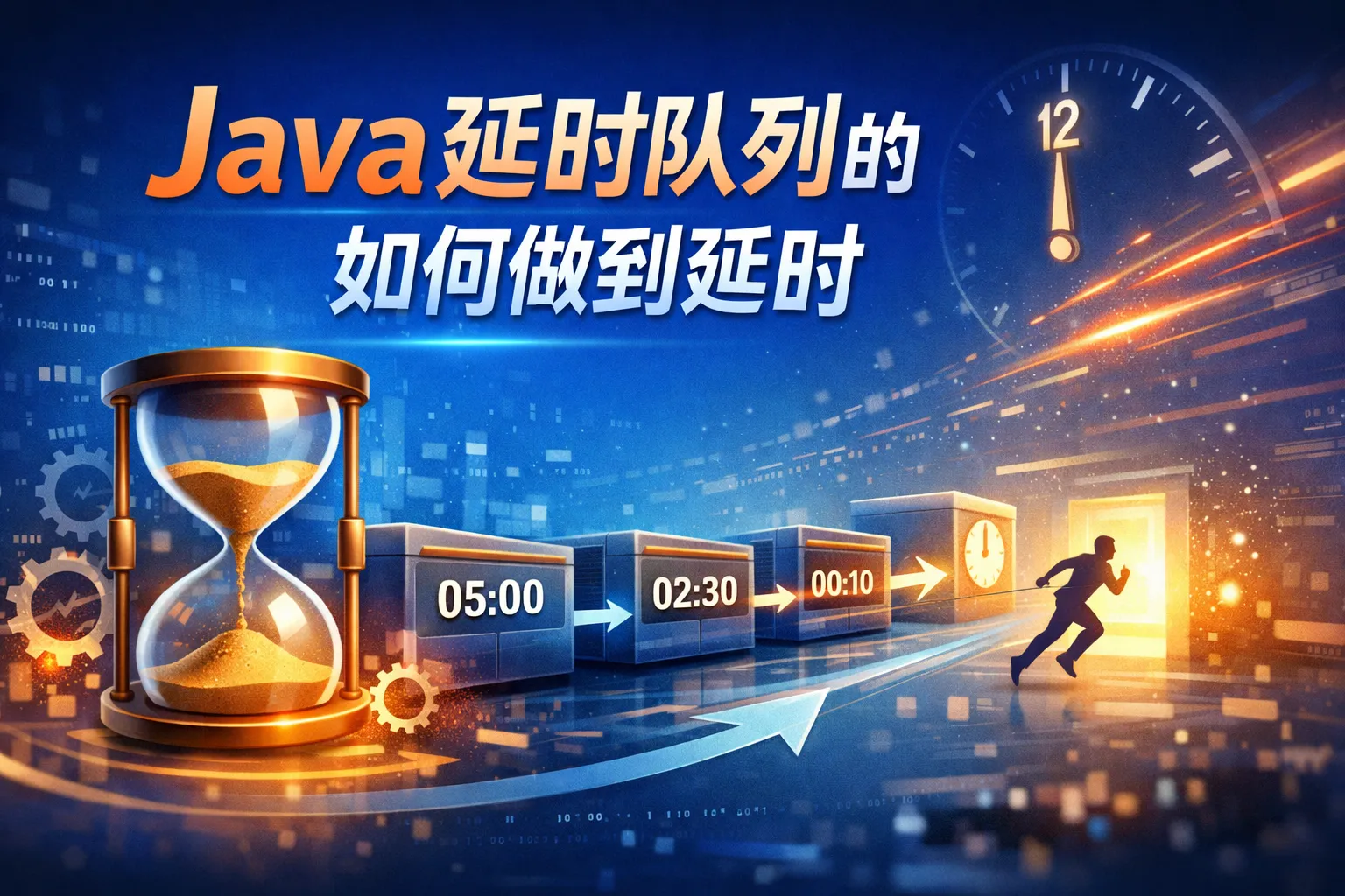 java延时队列的如何做到延时