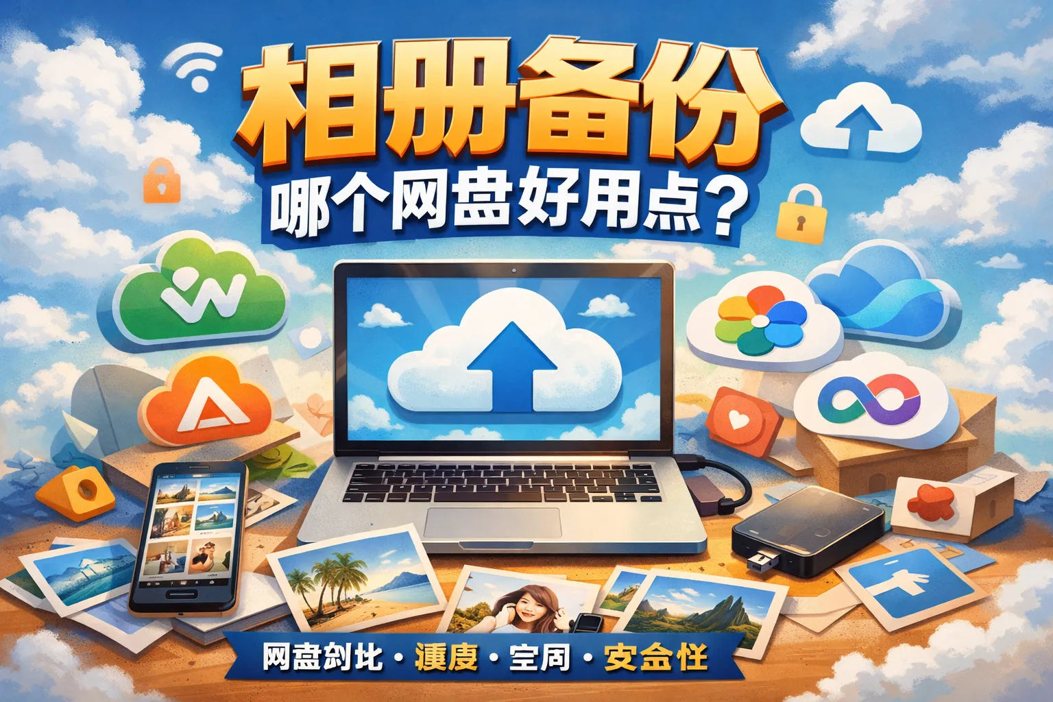 相册备份哪个网盘好用点