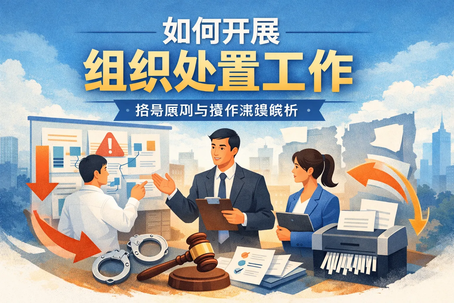 如何开展组织处置工作