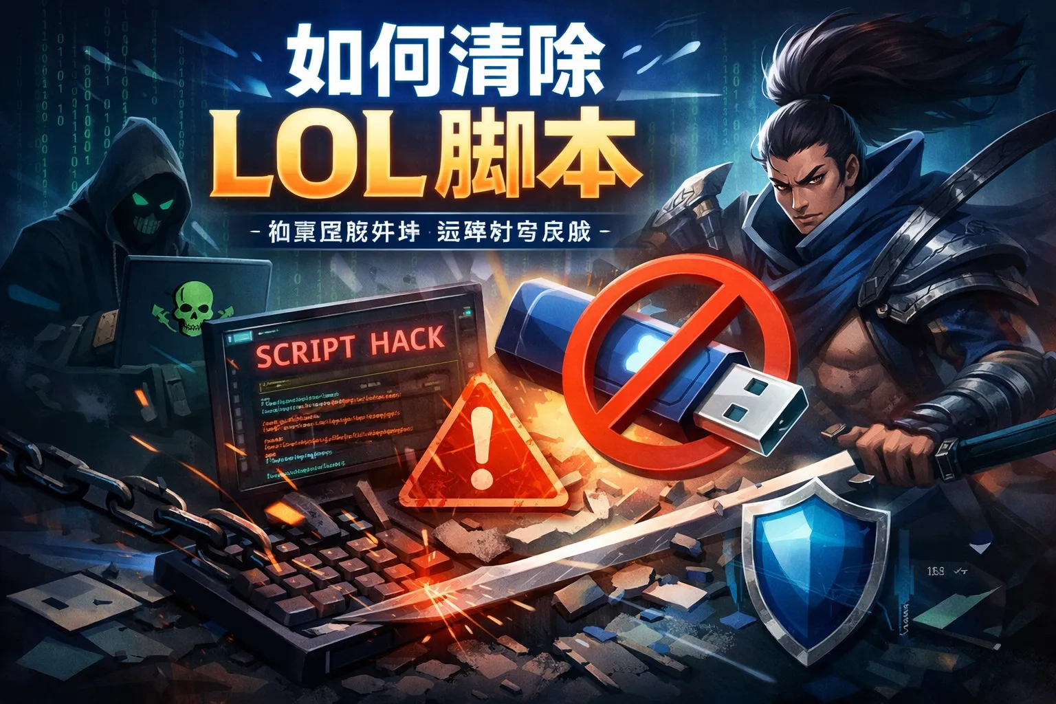 如何清除lol脚本