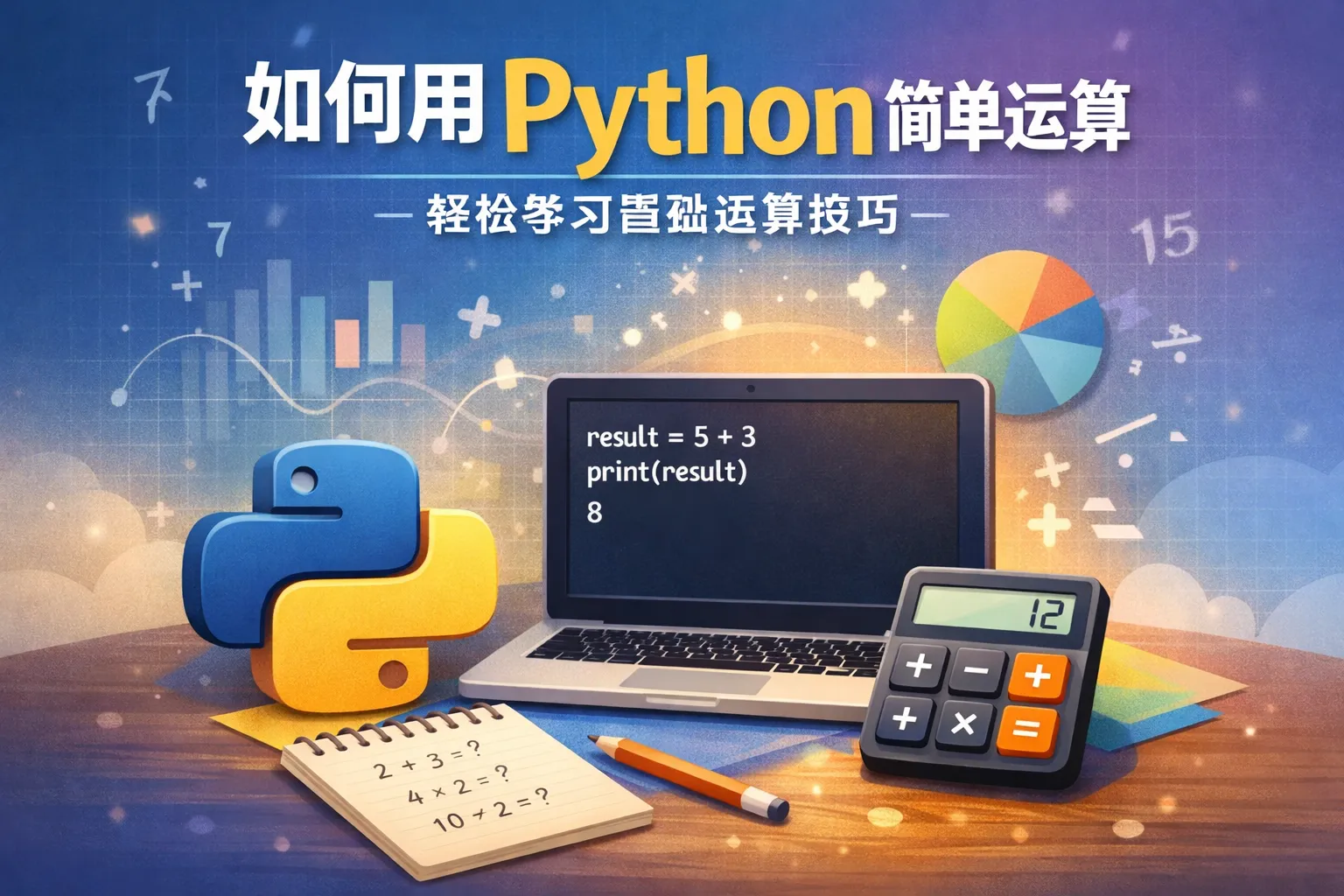 如何用python简单运算