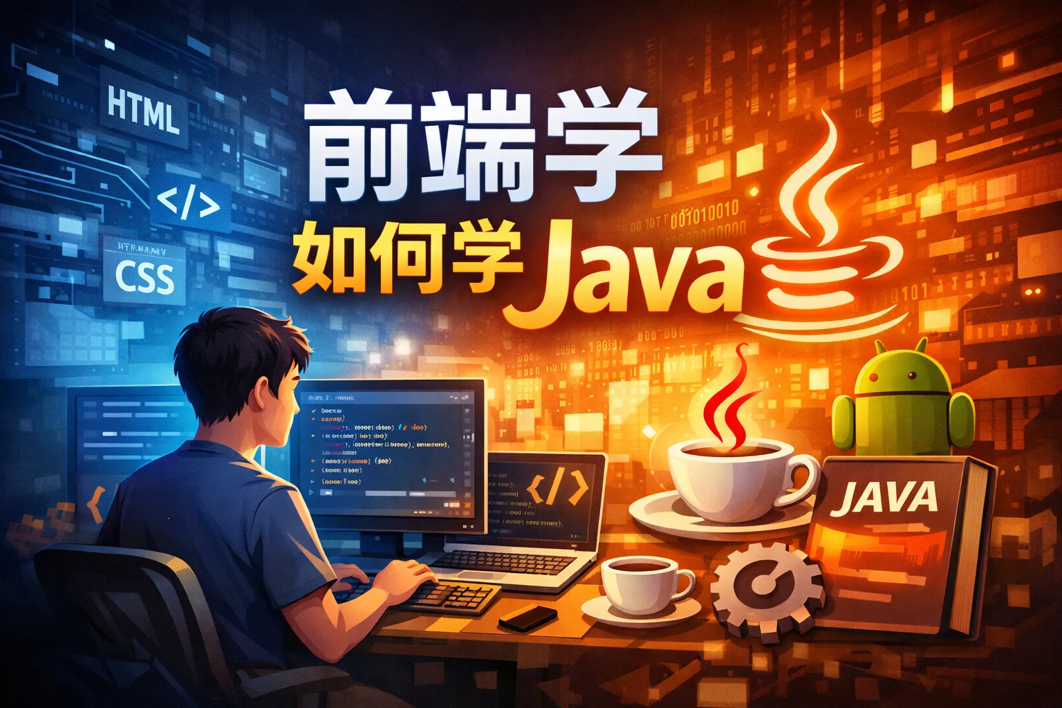 前端学如何学java