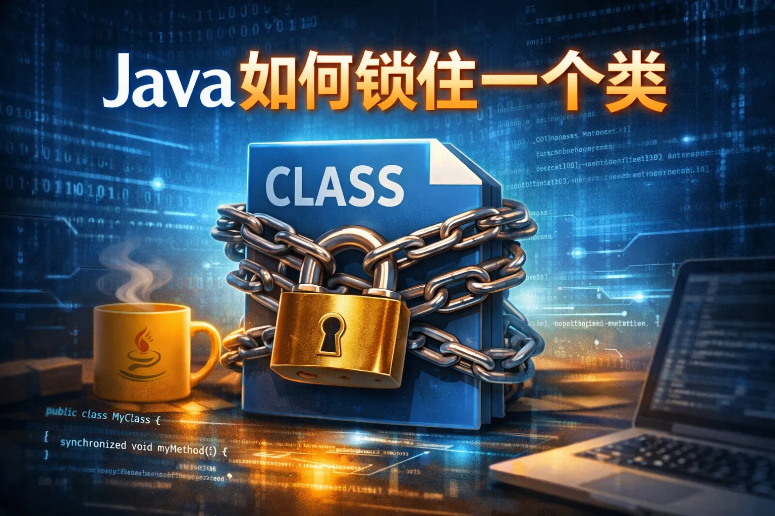 java如何锁住一个类