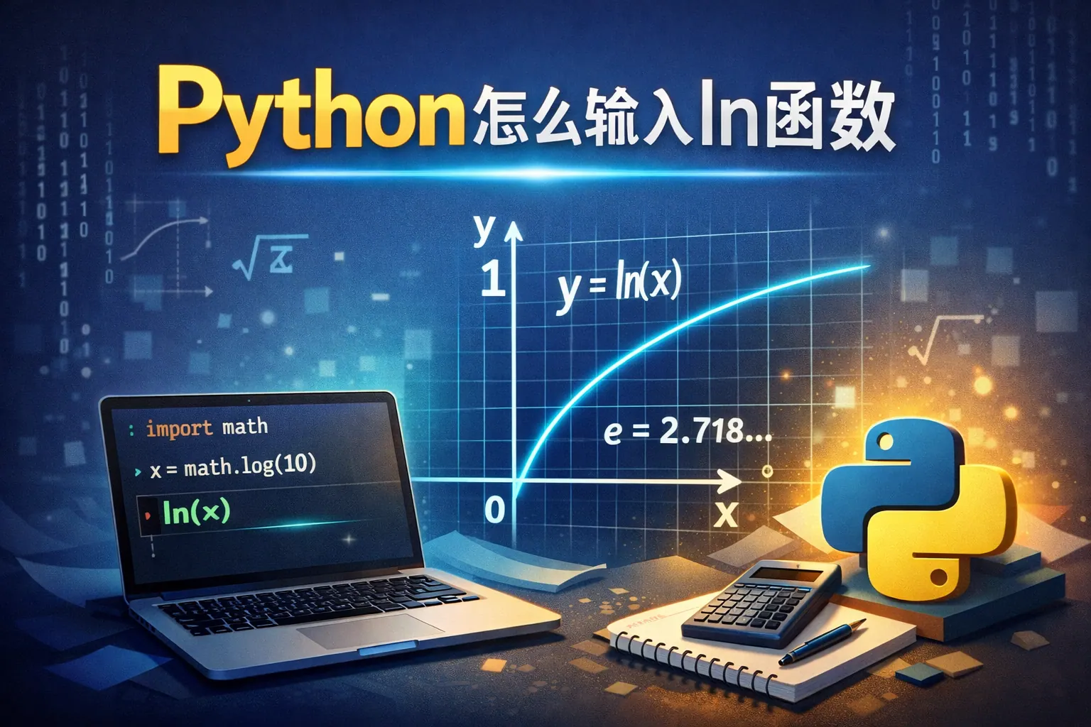 python怎么输入ln函数