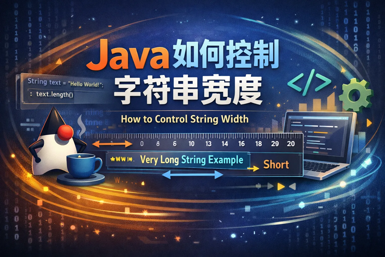 java如何控制字符串宽度