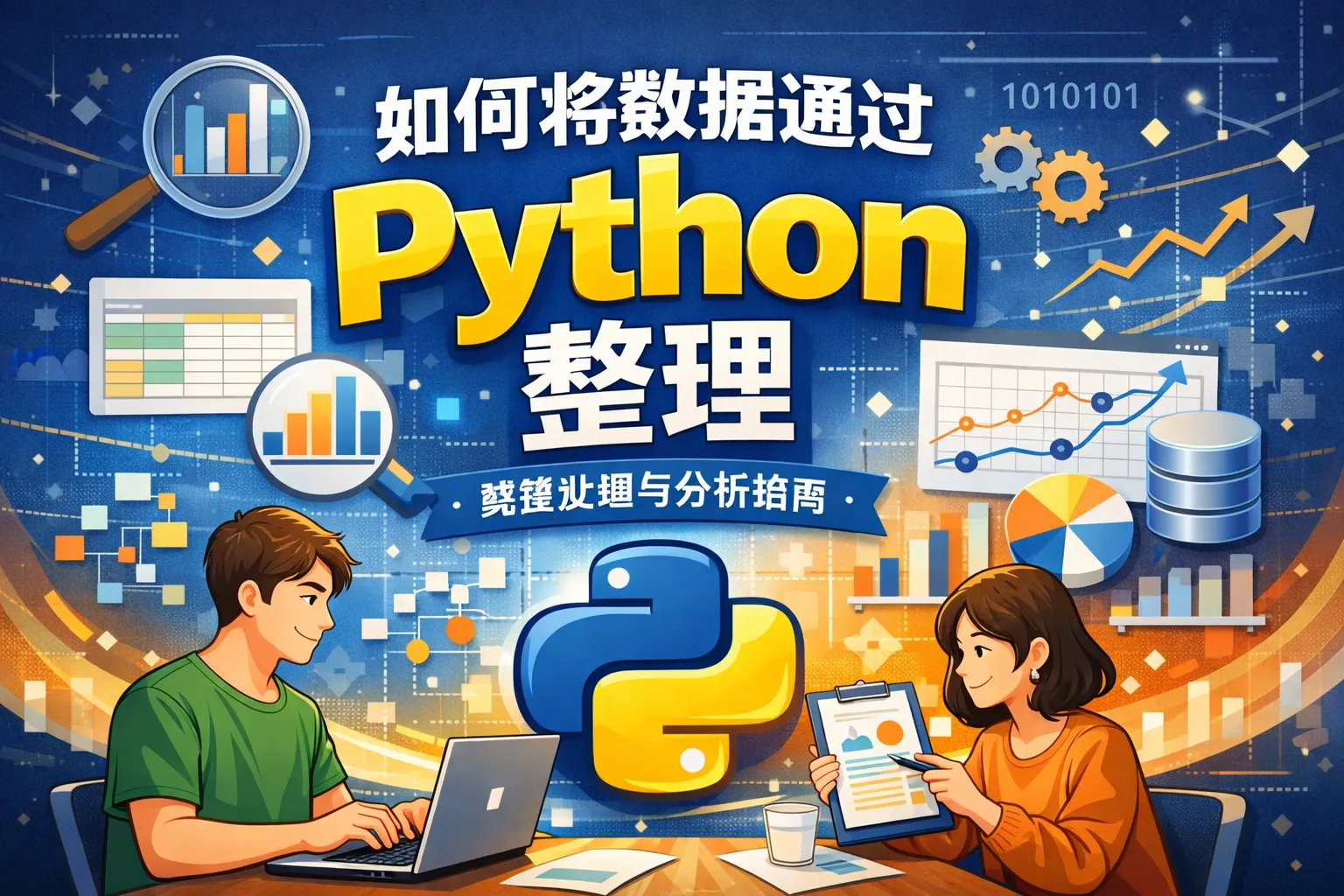 如何将数据通过python整理