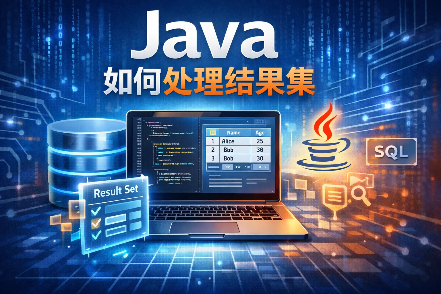 java如何处理结果集