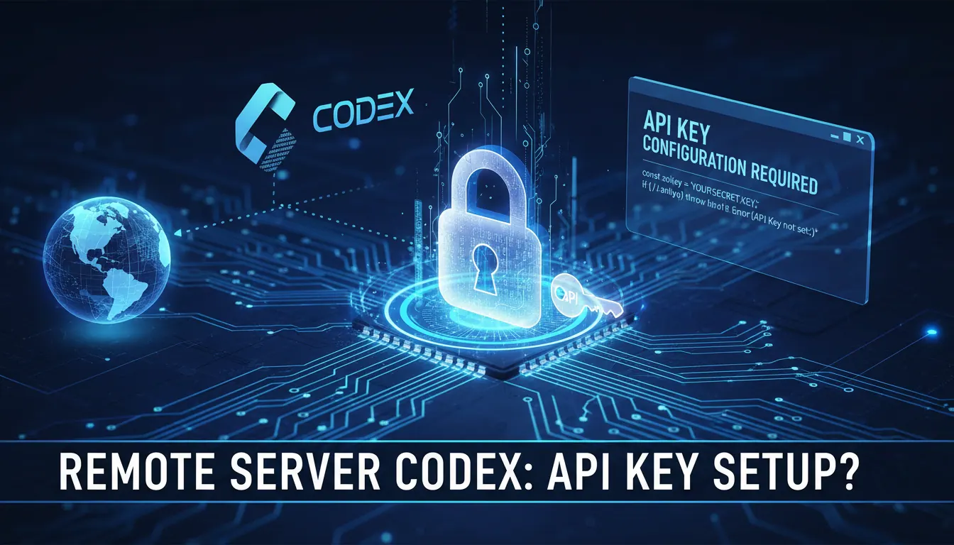 Codex Ap 远程服务器上 Codex 需要配置 API Key 吗
