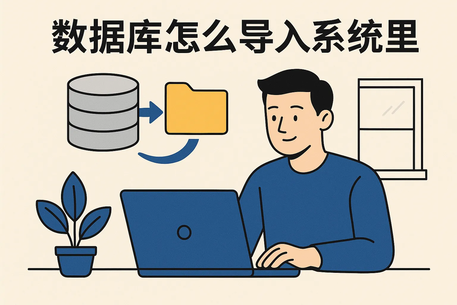 数据库怎么导入系统里