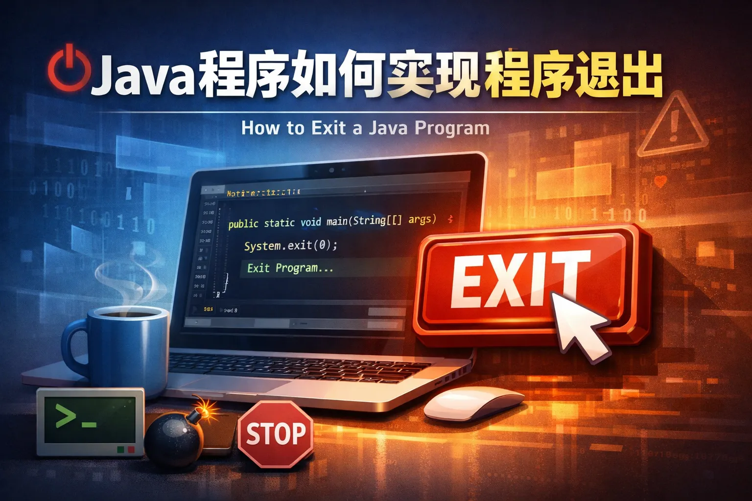 java程序如何实现程序退出