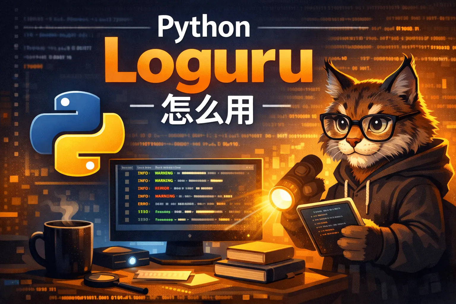 python loguru怎么用