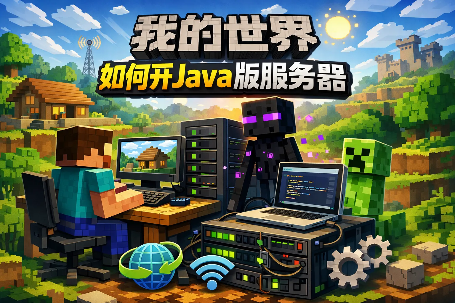 我的世界如何开java版服务器